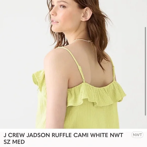 Jcrew ruffle cami - Picture 2 of 3